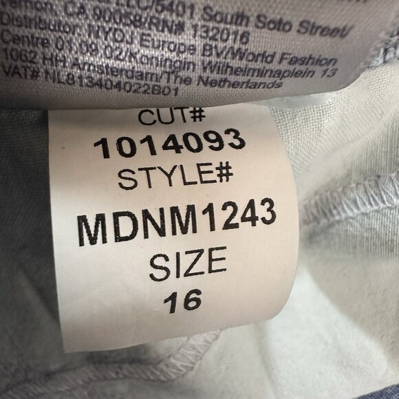 NWT NYDJ Alina Pull On Ankle Skinny Jeans With Side Slit Women's Size 16 - Picture 13 of 15